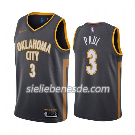 Herren NBA Oklahoma City Thunder Trikot Chris Paul 3 Nike 2019-2020 City Edition Swingman